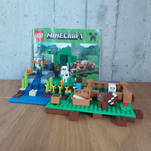 LEGO Minecraft 21114 Microworld La Ferme, Enfants & Bébés, Jouets | Duplo & Lego, Utilisé, Lego, Ensemble complet, Enlèvement ou Envoi