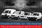 ✅🚚✅ STOCKLEIT SPRL • TROUVEZ VOTRE UTILITAIRE ! ✅🚚✅, Auto's, Bestelwagens en Lichte vracht, Te koop, Bedrijf