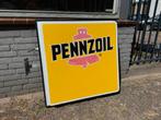 PENNZOIL oude reclame lichtbak, Verzamelen, Ophalen, Gebruikt, Lichtbak of (neon) lamp