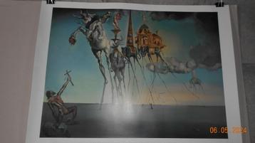 Poster Salvador Dali beschikbaar voor biedingen