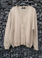 M138.Gilet femme – Taille 46 – 50% laine / 50% acrylique, Kleding | Dames, Truien en Vesten, Beige, Maat 46/48 (XL) of groter