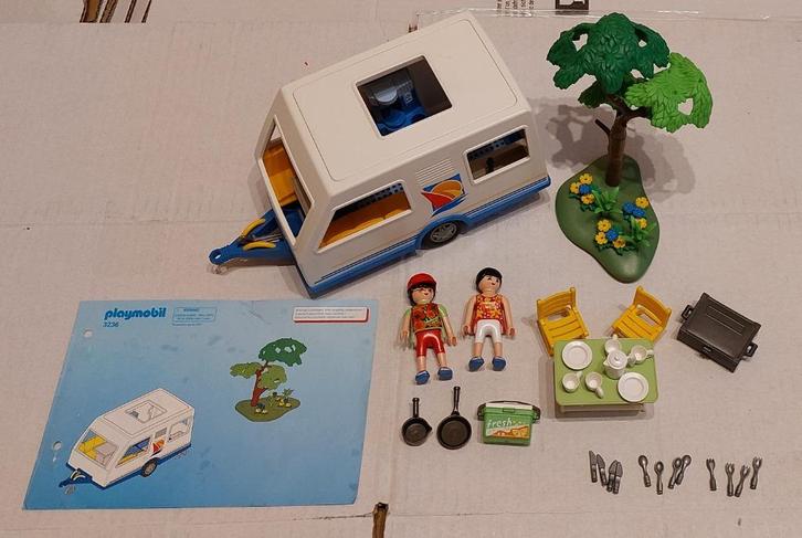 Playmobil 3236 - Caravan, Kinderen en Baby's, Speelgoed | Playmobil, Gebruikt, Complete set, Ophalen of Verzenden
