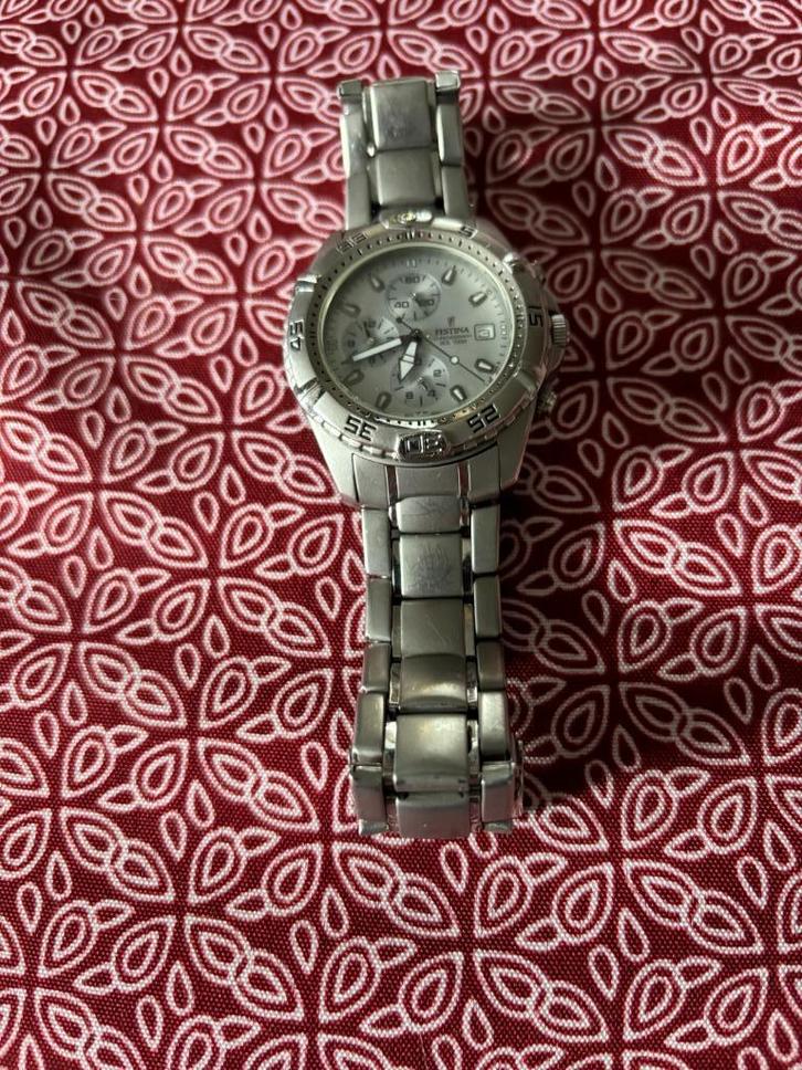 Festina horloge, Handtassen en Accessoires, Horloges | Heren, Zo goed als nieuw, Polshorloge, Overige merken, Overige materialen