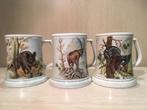 3 bierpullen met diertaferelen – Winterling (vintage), Ophalen of Verzenden, Zo goed als nieuw, Pul(len), Overige merken