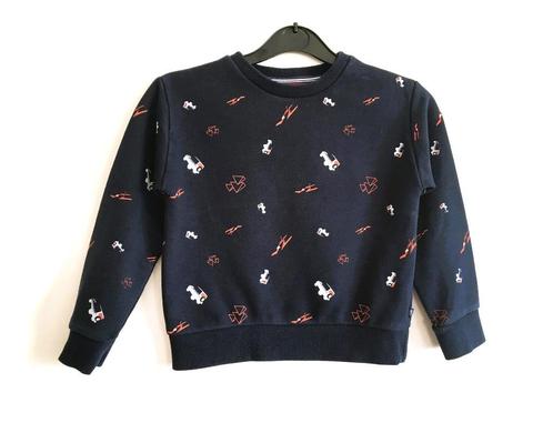 Okaïdi - sweater met mooie bedrukking - 116 - 6 jaar, Kinderen en Baby's, Kinderkleding | Maat 116, Zo goed als nieuw, Jongen of Meisje