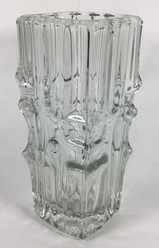 V Urban Sklo Union Vintage modernistische brutalist vaas 60s, Antiek en Kunst, Kunst | Designobjecten, Ophalen of Verzenden