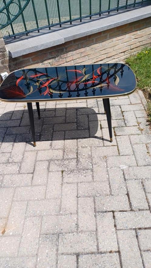 Vintage salontafel, rockabilly salontafel, Huis en Inrichting, Tafels | Salontafels, Zo goed als nieuw, Ophalen