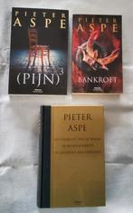 3 boeken van Pieter Aspe ’Bankroet', ’Pijn’ en ’Feesteditie’, Boeken, Gelezen, Pieter Aspe, Ophalen of Verzenden