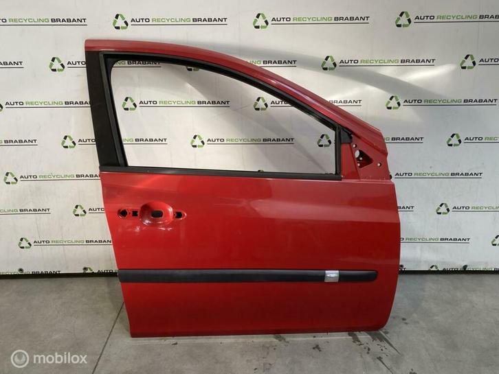 Portier Voor Rechts Renault Clio 3 OV727 REDBRISK 7751479113, Auto-onderdelen, Carrosserie, Deur, Renault, Voor, Rechts, Gebruikt