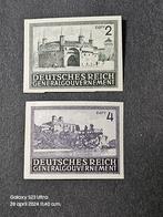général gouvernement 1943 mi U 113 en U 114, Postzegels en Munten, Ophalen of Verzenden, Postfris