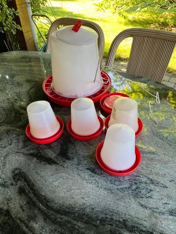 Kippen drinkbakken beschikbaar voor biedingen
