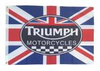 Vlag Triumph Motorcycles UK - 60x90cm, Diversen, Vlaggen en Wimpels, Verzenden, Nieuw