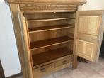 Eetplaats massief hout, Huis en Inrichting, Complete eetkamers, Ophalen, Zo goed als nieuw, 6 tot 8 stoelen