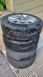 4 velgen met zomerbanden, Auto-onderdelen, Ophalen, Gebruikt, 16 inch, Band(en)