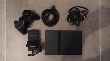 PlayStation 2 (PS2) Slim met games (apart verkrijgbaar) beschikbaar voor biedingen