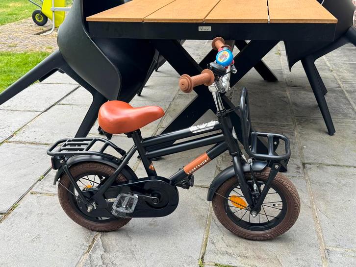 SUPERSUPER Kinderfiets - Zo Goed Als Nieuw! 12inch, Fietsen en Brommers, Fietsen | Kinderfietsjes, Zo goed als nieuw, Minder dan 16 inch