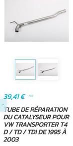 Tube d'échappement catalyseur VW transporter T4, Enlèvement, Neuf