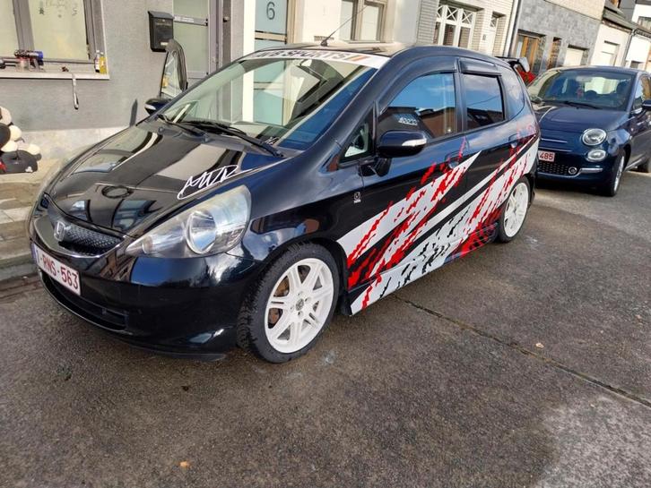 Honda Jazz 2006 – Street-legal tuning + originele onderdelen, Auto's, Honda, Particulier, Jazz, Airbags, Airconditioning, Boordcomputer
