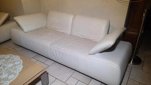 Modern lederen salon "Koinor", 3- en 2-zit, en salontafel,, Huis en Inrichting, Zetels | Zetels, Gebruikt, Ophalen