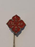 Oude Luxaanse reclamespeld of pin, Verzamelen, Ophalen of Verzenden, Gebruikt, Overige typen