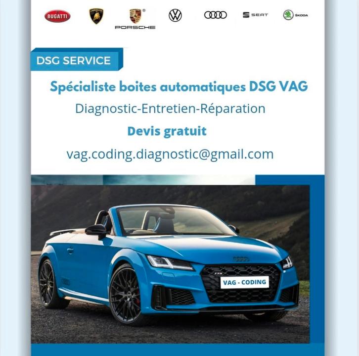 Réparation boîte automatique DSG S-TRONIC Groupe VAG, Services & Professionnels, Auto & Moto | Mécaniciens & Garages, Entretien