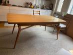 Houten eettafel, Huis en Inrichting, Tafels | Eettafels, Ophalen, Gebruikt, 50 tot 100 cm, Vijf personen of meer