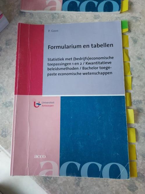 Formularium en tabellen, Boeken, Studieboeken en Cursussen, Gelezen, Hoger Onderwijs, Ophalen of Verzenden