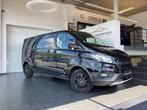 Ford Transit Custom TRAIL L2 FULL OPTION LEDER 24600+BTW, Auto's, 4 cilinders, Zwart, Leder, 5 deurs