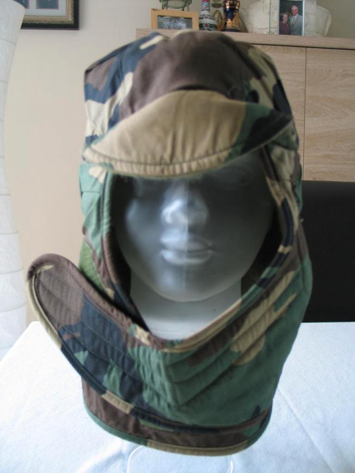 USA MISC # 12 - COLD WEATHER CAP WOODLAND CAMO, Verzamelen, Militaria | Algemeen, Helm of Baret, Ophalen of Verzenden