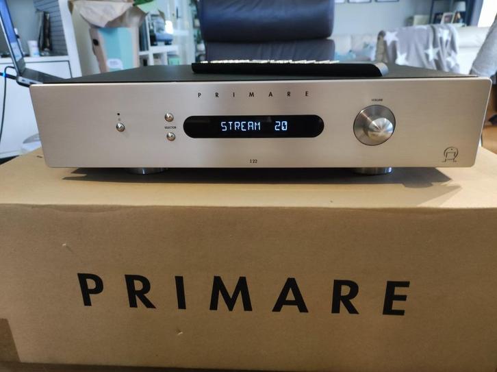 Primare i22 HiEnd stereoverstreker+Primare originele doos, Audio, Tv en Foto, Versterkers en Ontvangers, Zo goed als nieuw, Stereo