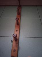 Porte manteau mural en bois vintage, Maison & Meubles, Enlèvement ou Envoi, Bois