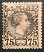 Monaco. 1885. Mi:8. Charles lll. MH., Postzegels en Munten, Ophalen of Verzenden, 1885. Charles lll. 75C. MH., Monaco, Postfris