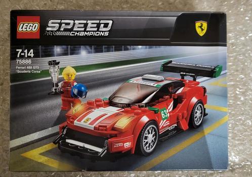 Lego Speed Champions - 75886 - Ferrari Scuderia Corsa 488 GT, Enfants & Bébés, Jouets | Duplo & Lego, Neuf, Lego, Ensemble complet