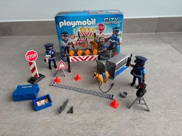 Playmobil Action City - Politiewegversperring (met doos) beschikbaar voor biedingen