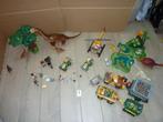 Grote dino set met 12 dino’s en 8 ventjes nr. 1, Kinderen en Baby's, Ophalen of Verzenden, Zo goed als nieuw, Complete set