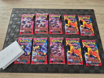 11x Pokémon TCG – Destined Rivals Booster Packs!  beschikbaar voor biedingen