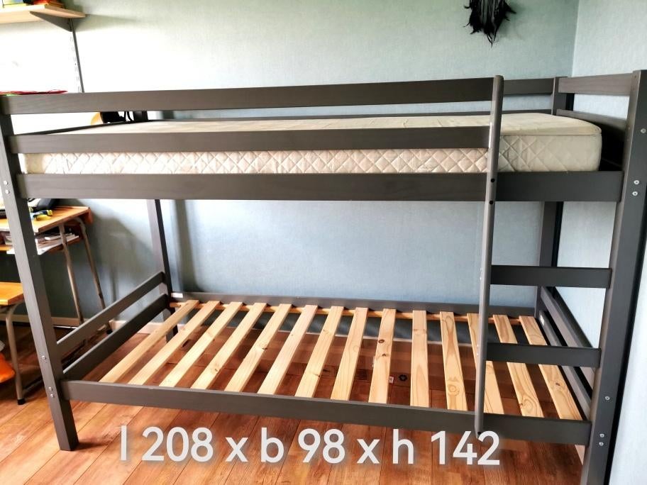 Stapelbed voor 3 kinderen Leenbakker, Ophalen, 85 tot 100 cm, Nieuw, 180 cm of meer