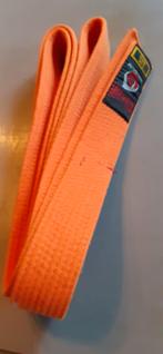 Ceinture arts martiaux orange 260 cm, Sport en Fitness, Zo goed als nieuw