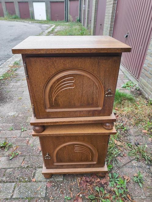 4 bijzet nacht meubels tafels kasten, Antiek en Kunst, Antiek | Meubels | Kasten, Ophalen of Verzenden