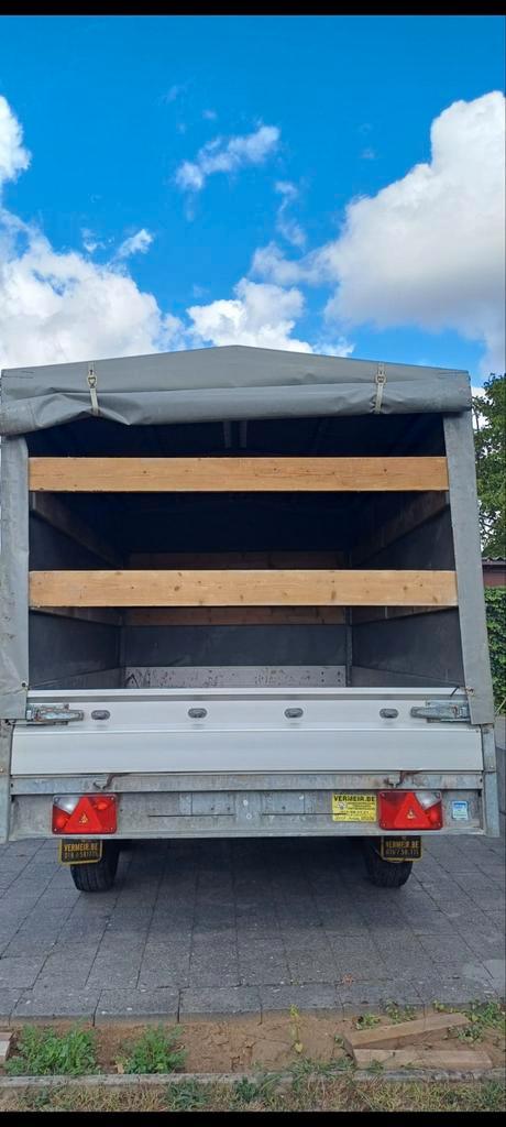 2014 plateau aanhangwagen HAPERT 330x180 MTM 2300Kg gekeurd, Auto diversen, Aanhangers en Bagagewagens, Gebruikt, Ophalen
