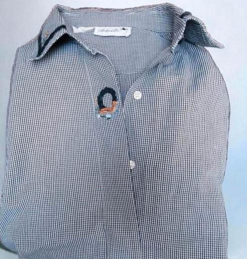 ✨️ ANTONELLE Elegante Donkerblauwe Blouse – Maat 36✨️✨️, Kleding | Dames, Blouses en Tunieken, Zo goed als nieuw, Maat 36 (S)