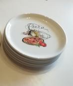 5 pizzaborden + 1 pizzaschaal, Huis en Inrichting, Ophalen of Verzenden, Zo goed als nieuw, Porselein, Bord(en)