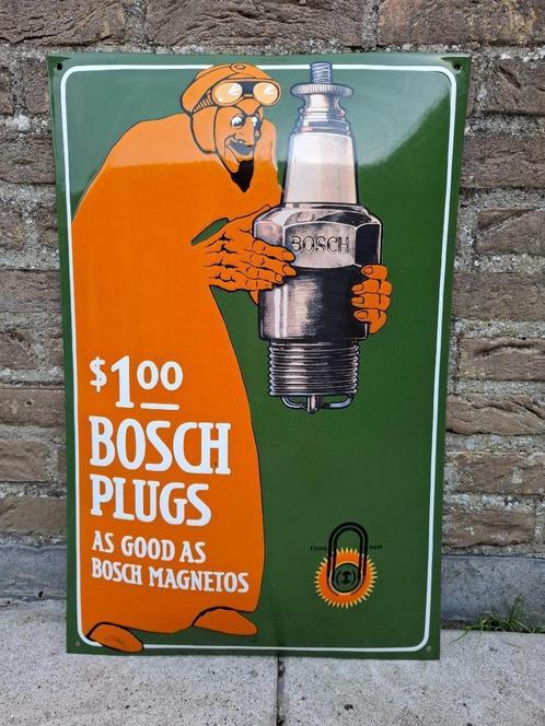Emaillebord Bosch, Verzamelen, Merken en Reclamevoorwerpen, Nieuw, Reclamebord, Ophalen of Verzenden