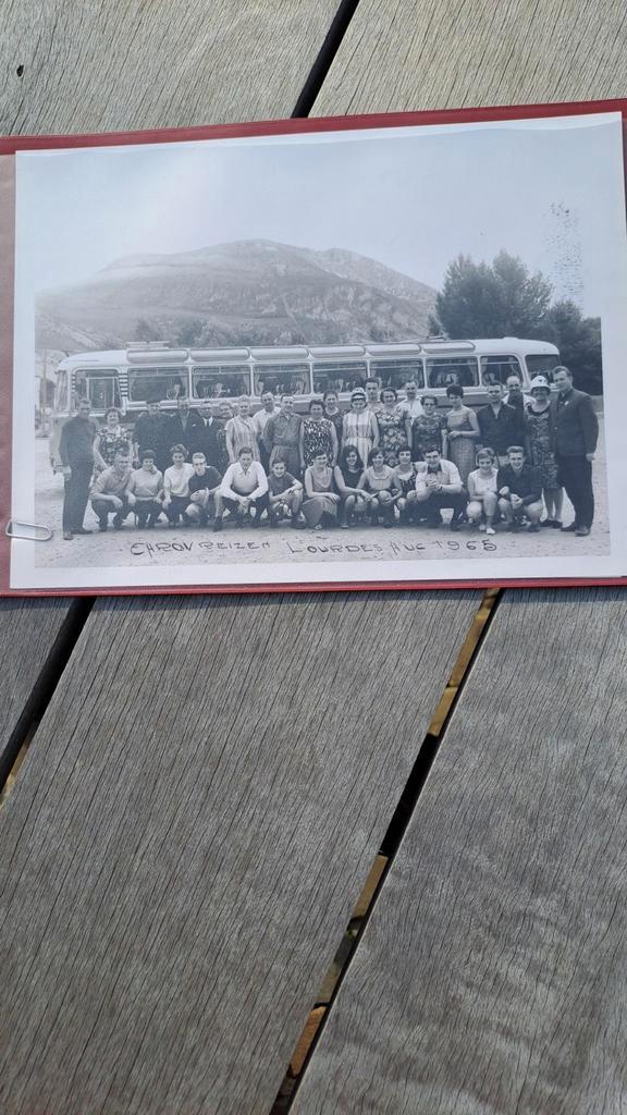 Carov-reizen naar Lourdes 1965, Verzamelen, Foto's en Prenten, Zo goed als nieuw, Foto, Buitenland, Ophalen of Verzenden