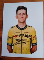 Gesigneerde foto van Tiesj Benoot., Sport en Fitness, Wielrennen, Verzenden, Nieuw