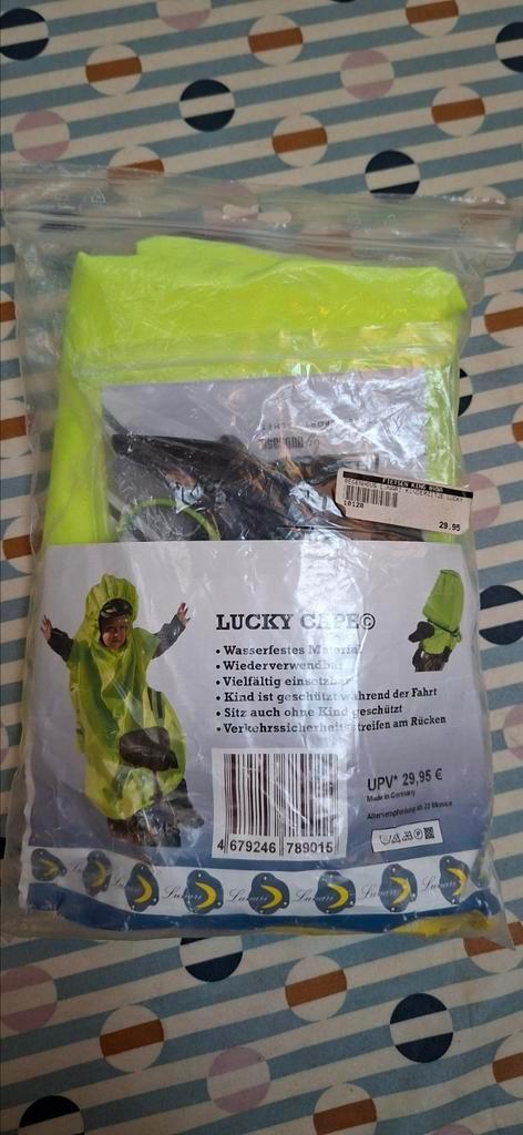 Lunari Lucky Cape - fietsponcho voor kinderen/fietszitje, Fietsen en Brommers, Fietsaccessoires | Fietskleding, Nieuw, Ophalen of Verzenden