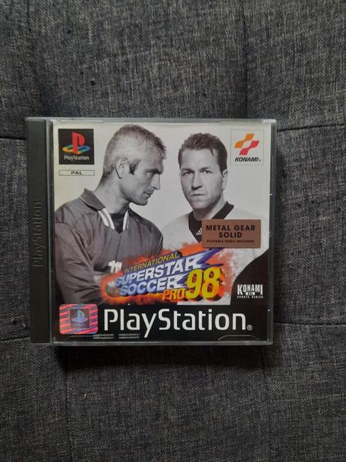 ISS Pro 98, Games en Spelcomputers, Games | Sony PlayStation 1, Zo goed als nieuw, Sport, Vanaf 3 jaar, Ophalen