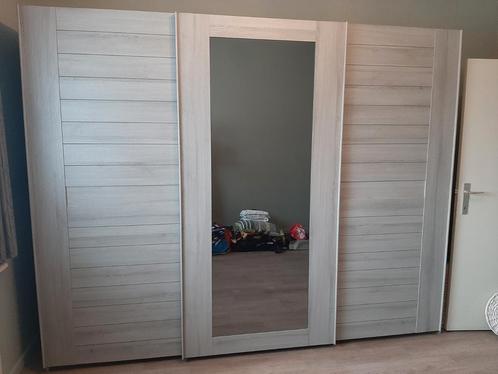 Kledingkast met schuifdeuren + ladekast 4 schuiven, Huis en Inrichting, Kasten | Kleerkasten, Zo goed als nieuw, Ophalen
