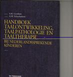Handboek taalontwikkeling taalpathologie en taaltherapie bij, Boeken, Ophalen of Verzenden, Zo goed als nieuw