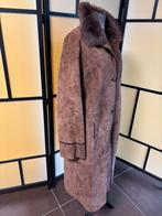 Dames daimmantel, Kleding | Dames, Ophalen of Verzenden, Zo goed als nieuw, Maat 42/44 (L)